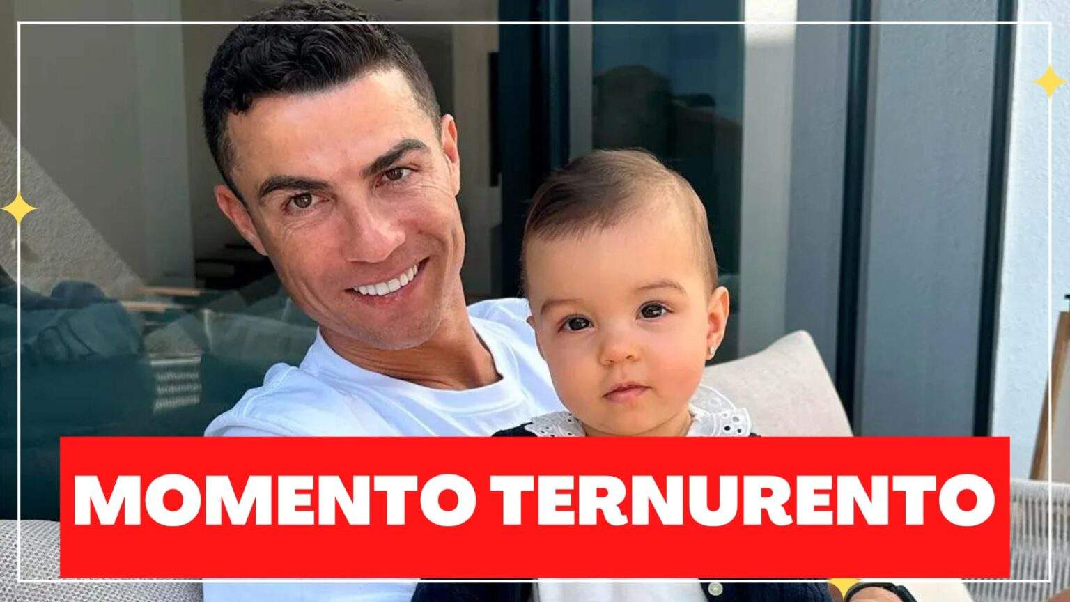 Que Amor Cristiano Ronaldo Posa Ao Lado Da Bebé Bella Esmeralda E Derrete Seguidores É